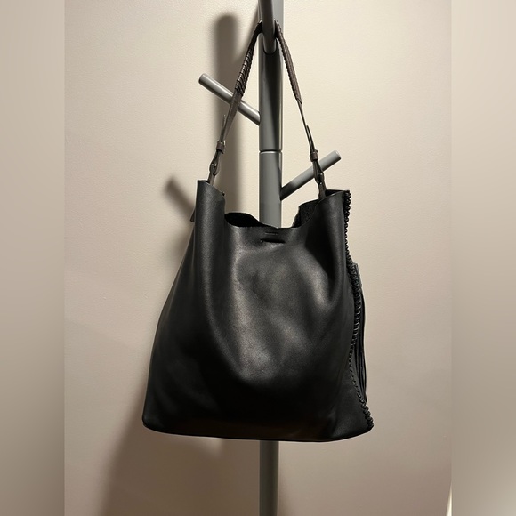 ALLSAINTS ‘Pearl’ Hobo Leather Bag - Picture 14 of 15